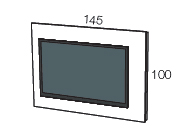 Panneau tv design